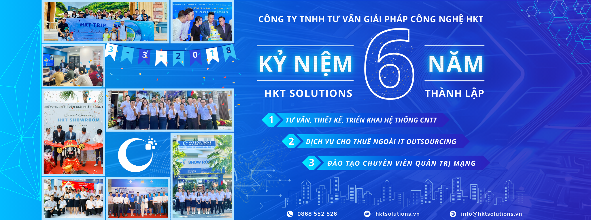 HKT Solutions chào đón tuổi mới - Kỷ niệm 6 năm thành lập công ty