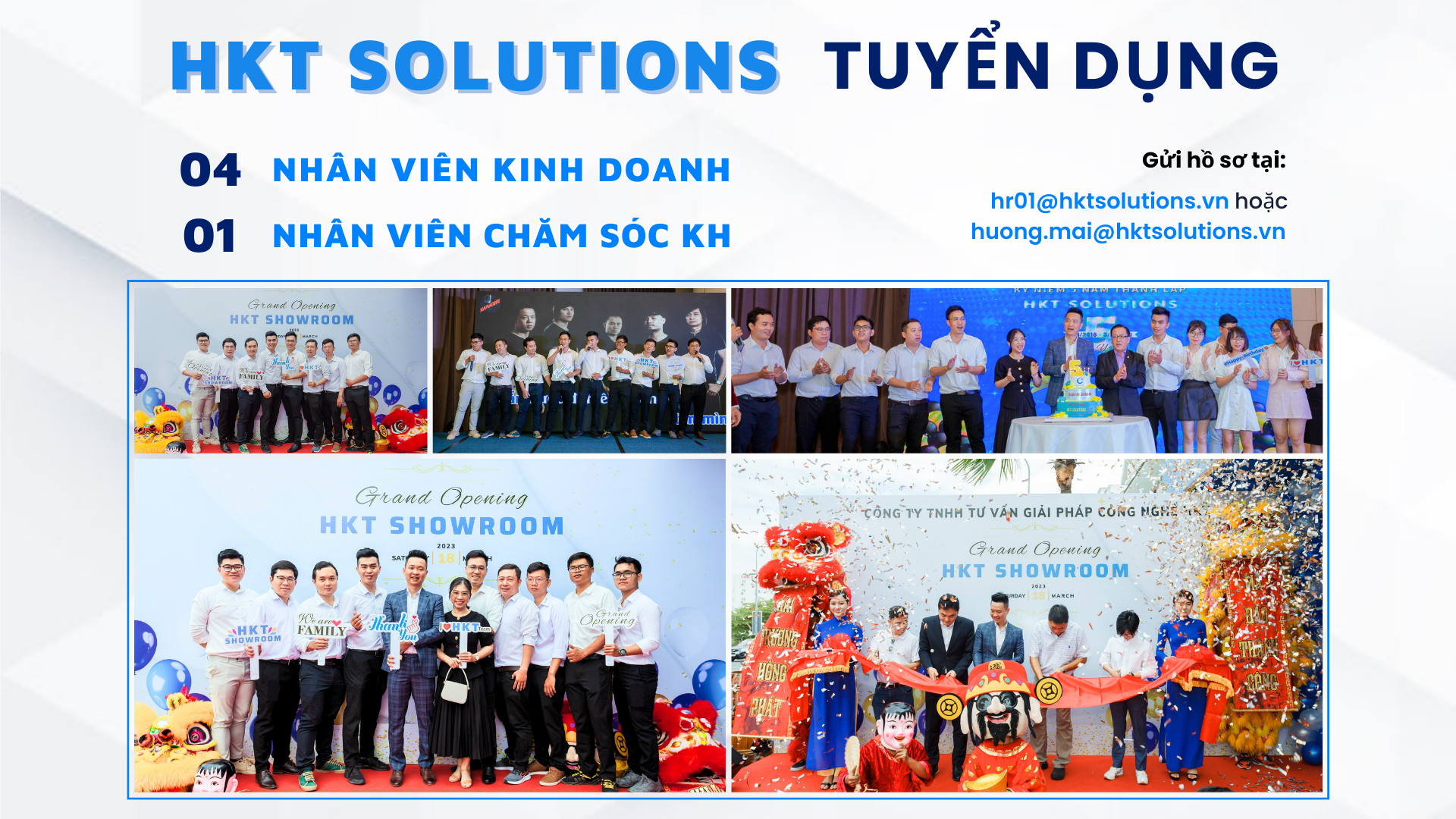 HKT SOLUTIONS TUYỂN DỤNG NHÂN SỰ 2023
